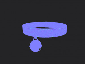 cat collar 3D मॉडल