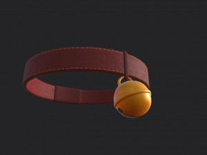 cat collar 3D मॉडल