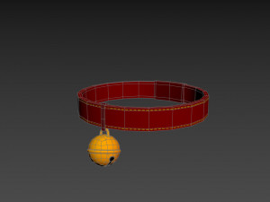 cat collar 3D मॉडल