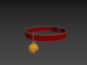 cat collar 3D मॉडल