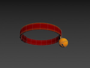 cat collar 3D मॉडल