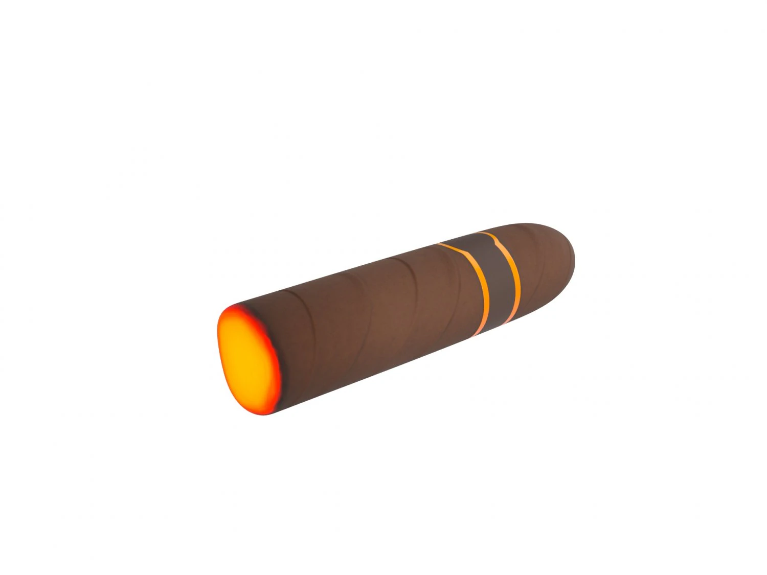 cigar 3D Model .c4d .max .obj .3ds .fbx .stl .blend 