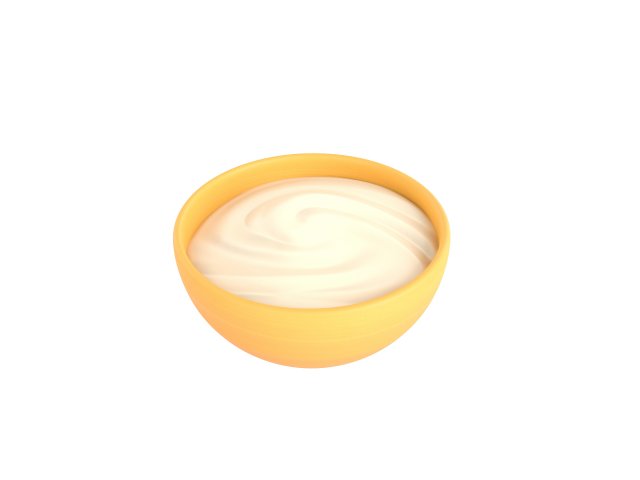 yogurt 3Dモデル .c4d .max .obj .3ds .fbx .stl .blend 
