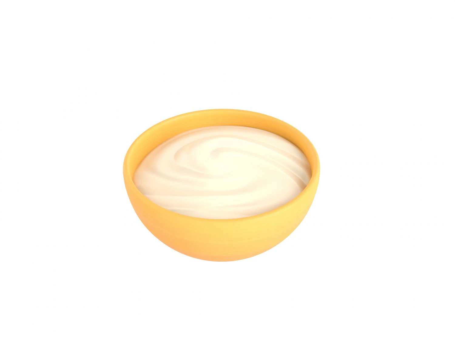 yogurt 3D Model .c4d .max .obj .3ds .fbx .stl .blend 