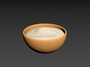 yogurt 3Dモデル