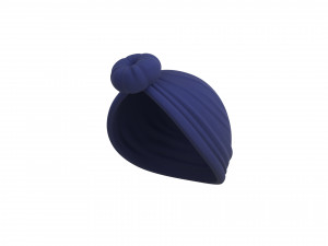 women turban hat 3D Model