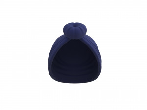 women turban hat 3D Model
