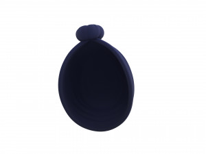 women turban hat 3D Model