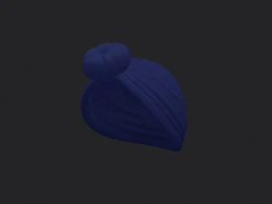women turban hat 3D Model