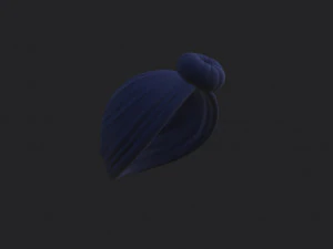 women turban hat 3D Model
