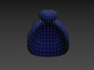 women turban hat 3D Model