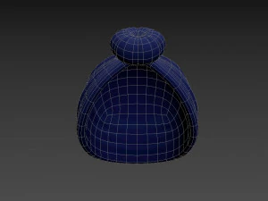 women turban hat 3D Model