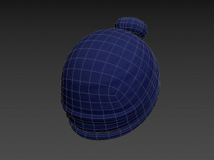 women turban hat 3D Model