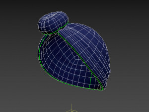 women turban hat 3D Model
