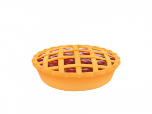 cherry pie 3D Модель