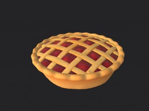cherry pie 3D Модель