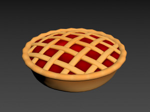 cherry pie 3D Модель