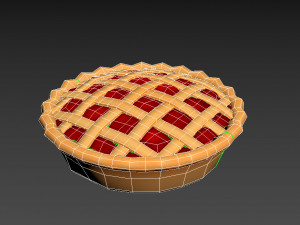 cherry pie 3D Модель