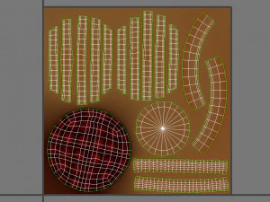 pai berisi buah ceri Model 3D