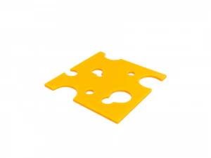 पनीर के टुकड़े 3D मॉडल