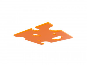 cheese slices Model 3D