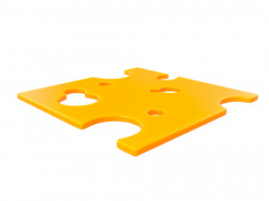 cheese slices Model 3D