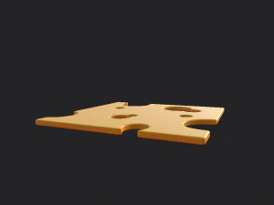 cheese slices 3D Model