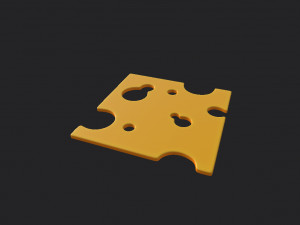 cheese slices Model 3D