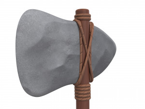stone axe Model 3D