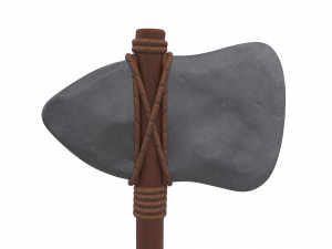 stone axe Model 3D