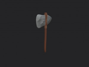 stone axe Model 3D