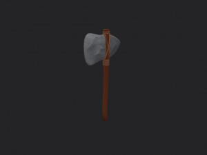 stone axe Model 3D