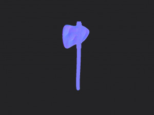 stone axe Model 3D