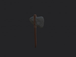 stone axe Model 3D