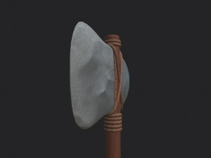 stone axe Model 3D