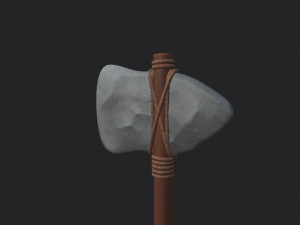 stone axe Model 3D