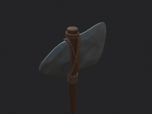 stone axe Model 3D