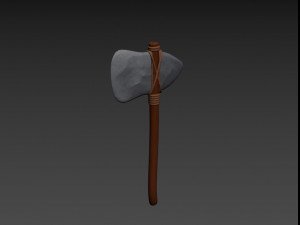 stone axe Model 3D