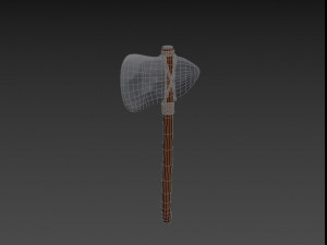 stone axe Model 3D