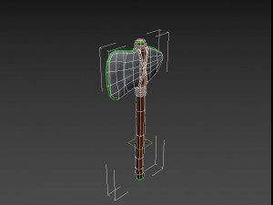 stone axe Model 3D