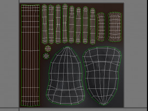 stone axe Model 3D