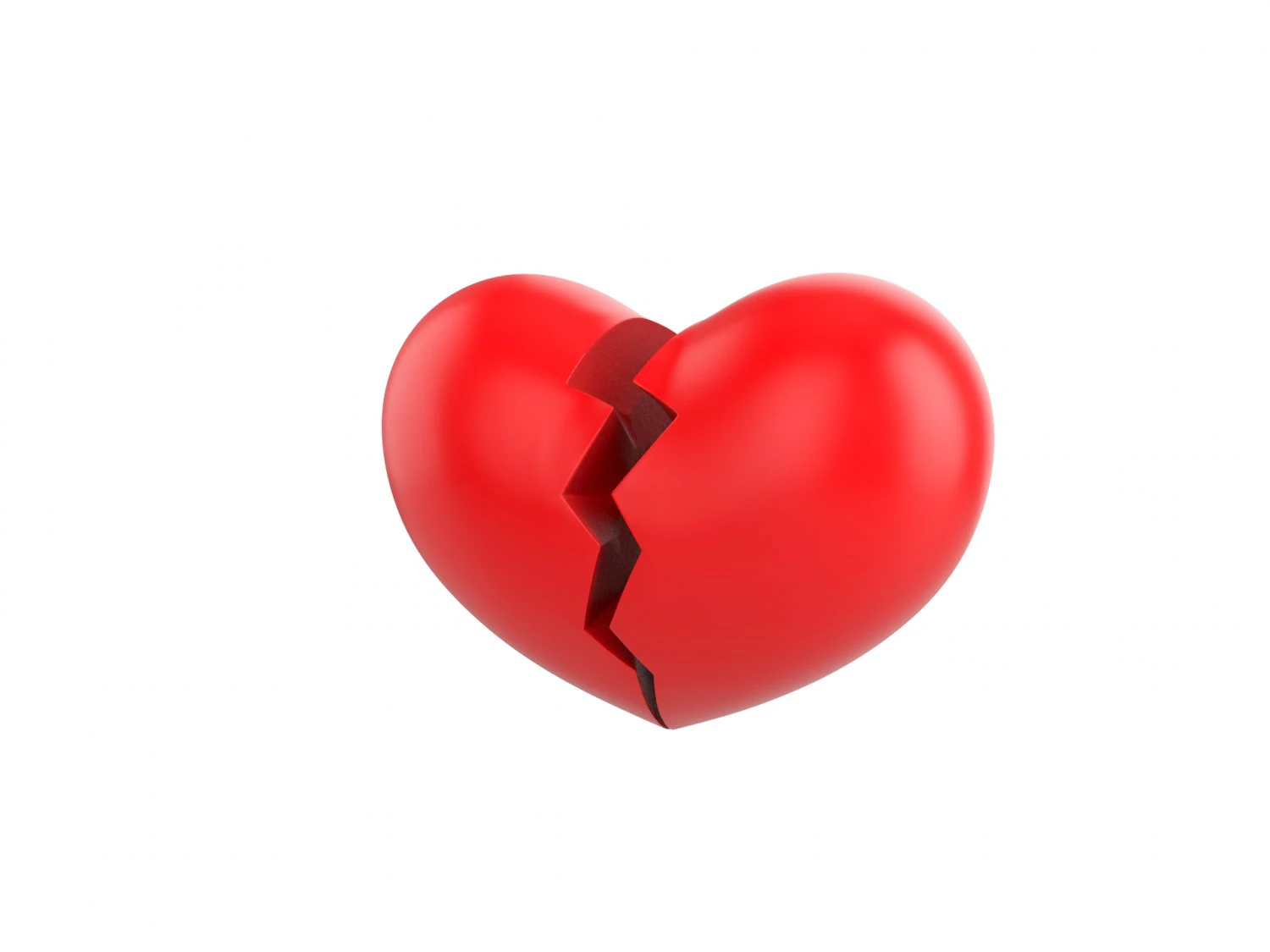 broken heart 3D Model .c4d .max .obj .3ds .fbx .stl .blend 