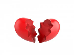 broken heart 3D Model