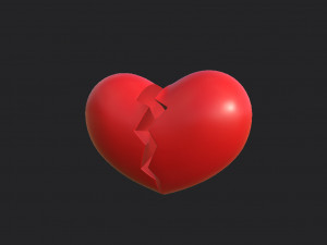 broken heart 3D Model