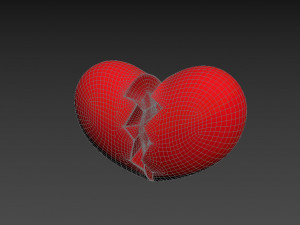 broken heart 3D Model