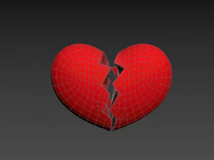 broken heart 3D Model