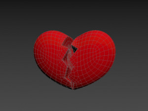 broken heart 3D Model
