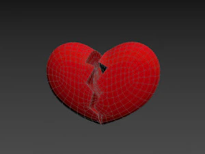 broken heart 3D Model