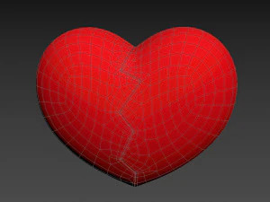 broken heart 3D Model