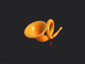 hunting horn 3D Model
